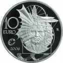 10 Euro 2006, KM# 285, Italy, Eurostar - Distinguished European Figures, Leonardo da Vinci