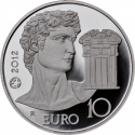10 Euro 2012, KM# 356, Italy, Eurostar - European Visual Artists, Michelangelo