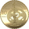 10 Euro 2024, Italy, Fountains of Italy, Praetorian Fountain