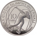 10 Euro 2005, KM# 262, Italy, Torino 2006 Winter Olympics, Speed Skating