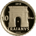 10 Euro 2018, KM# 424, Italy, Roman Emperors, Trajan