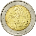 2 Euro 2008, KM# 301, Italy, 60th Anniversary of the Universal Declaration of Human Rights