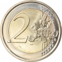 2 Euro 2018, KM# 414, Italy, 70th Anniversary of the Constitution of Italy