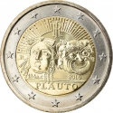 2 Euro 2016, KM# 392, Italy, 2200th Anniversary of Death of Plautus