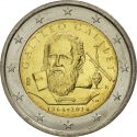 2 Euro 2014, KM# 377, Italy, 450th Anniversary of Birth of Galileo Galilei