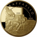 20 Euro 2020, Italy, 500th Anniversary of Death of Raphael