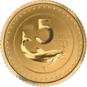 20 Euro 2023, Italy, Re-edition of the Lira, 5 Lire