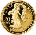 20 Euro 2016, KM# 400, Italy, Flora and Fauna in Art Masterpieces, Flora: Contemporary Art