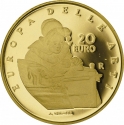 20 Euro 2008, KM# 308, Italy, Europe of Arts, Netherlands - Jan Wermeer