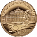 20 Euro 2005, KM# 265, Italy, Torino 2006 Winter Olympics, Palazzina di caccia of Stupinigi