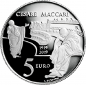 5 Euro 2019, Italy, 100th Anniversary of Death of Cesare Maccari