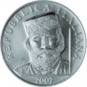 5 Euro 2007, KM# 292, Italy, 200th Anniversary of Birth of Giuseppe Garibaldi