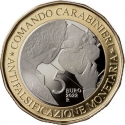 5 Euro 2022, Italy, 30th Anniversary of the Foundation of the Carabinieri Monetary Anti-counterfeiting Command