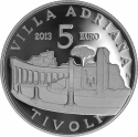 5 Euro 2013, KM# 362, Italy, Historical Villas and Gardens, Hadrian's Villa in Tivoli