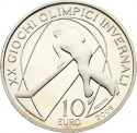 10 Euro 2005, KM# 261, Italy, Torino 2006 Winter Olympics, Ice Hockey