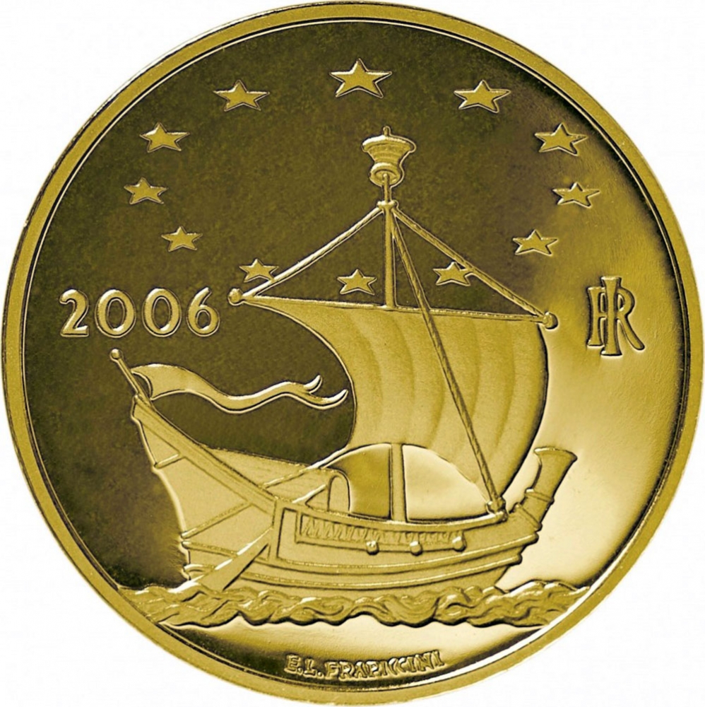 50 Euro 2006, KM# 289, Italy, Europe of Arts, Greece - Phidias