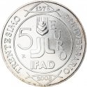 5 Euro 2008, KM# 325, Italy, 30th Anniversary of IFAD