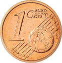 1 Euro Cent 2002-2023, KM# 210, Italy