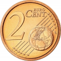 2 Euro Cent 2002-2023, KM# 211, Italy