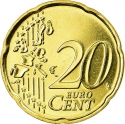 20 Euro Cent 2002-2007, KM# 214, Italy