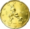 20 Euro Cent 2008-2023, KM# 248, Italy