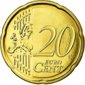 20 Euro Cent 2008-2022, KM# 248, Italy