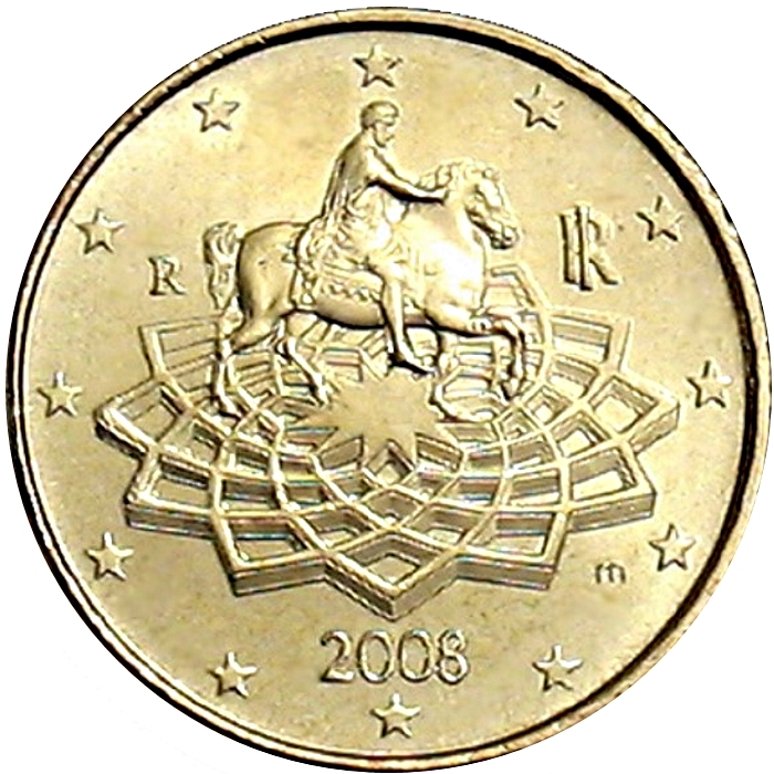 50 Euro Cent Italy 2008-2019, KM# 249 | CoinBrothers Catalog