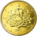 50 Euro Cent 2008-2022, KM# 249, Italy