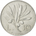 10 Lire 1946-1950, KM# 90, Italy