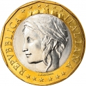1000 Lire 1997-2001, KM# 194, Italy