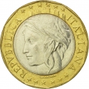 1000 Lire 1997, KM# 190, Italy