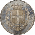 5 Lire 1861-1878, KM# 8, Italy, Victor Emmanuel II
