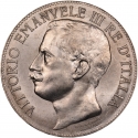 5 Lire 1911, KM# 53, Italy, Victor Emmanuel III, 50th Anniversary of the Kingdom of Italy