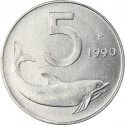 5 Lire 1951-2001, KM# 92, Italy