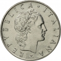 50 Lire 1954-1989, KM# 95.1, Italy