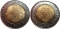 500 Lire 1993, KM# 160, Italy, 100th Anniversary of the Bank of Italy, Larger monogram, smal signature (left), small monogram, large signature (right)