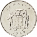 10 Cents 1969-1989, KM# 47, Jamaica, Elizabeth II