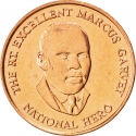 25 Cents 1995-2012, KM# 167, Jamaica, Elizabeth II