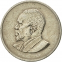 50 Cents 1966-1968, KM# 4, Kenya