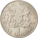 1 Shilling 1966-1968, KM# 5, Kenya