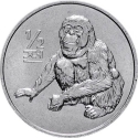 1/2 Chon 2002, KM# 184, Korea, North, World of Animals, Orangutan