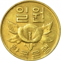 1 Won 1966-1967, KM# 4, Korea, South