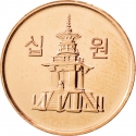 10 Won 2006-2019, KM# 103, Korea, South