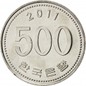 500 Won 1982-2018, KM# 27, Korea, South