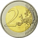 2 Euro 2014-2021, KM# 157, Latvia