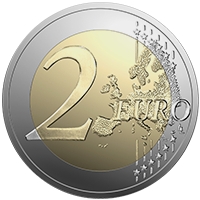 2 Euro 2022, Latvia, 35th Anniversary of the Erasmus Programme