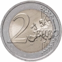 2 Euro 2023, Latvia, European Solidarity, Ukrainian Sunflower