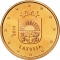 1 Euro Cent 2014-2022, KM# 150, Latvia