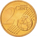 2 Euro Cent 2014-2021, KM# 151, Latvia