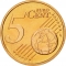 5 Euro Cent 2014-2022, KM# 152, Latvia